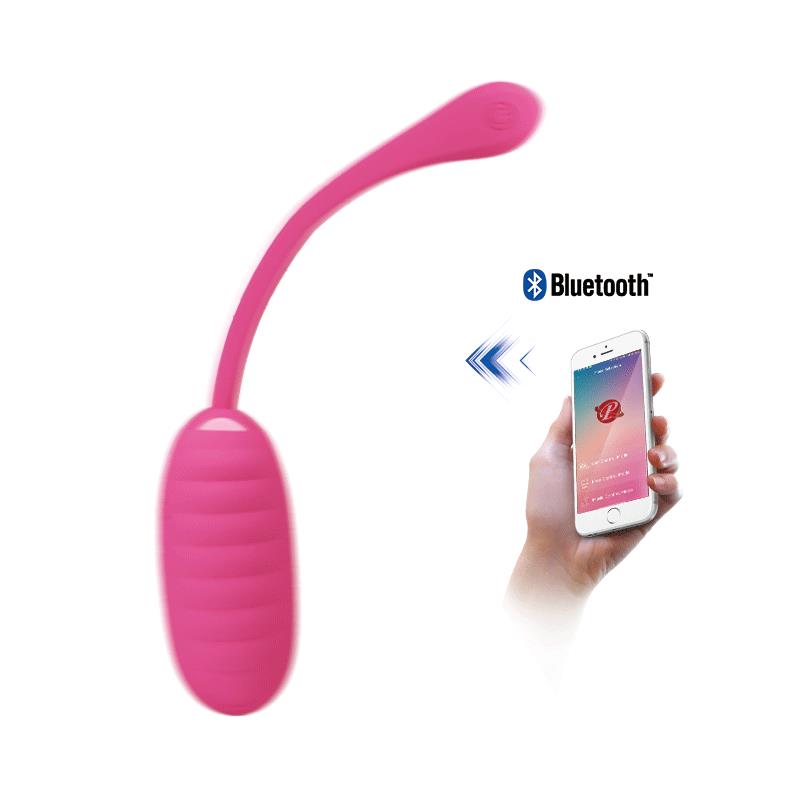 PRETTYLOVE - KIRK VIBRATING EGG WITH MOVIL APP SILICONE USB