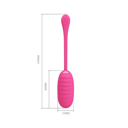 PRETTYLOVE - KIRK VIBRATING EGG WITH MOVIL APP SILICONE USB