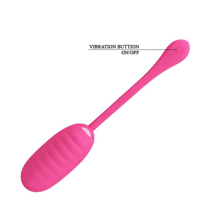 PRETTYLOVE - KIRK VIBRATING EGG WITH MOVIL APP SILICONE USB