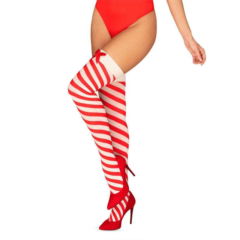 OBSESSIVE - KISSMAS STOCKINGS SIZE S/M