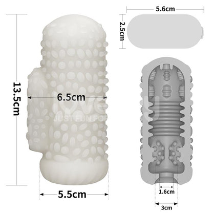LOVETOY - KNIGHTS RING VIBRATING DUAL PURPOSE SLEEVE DRIP