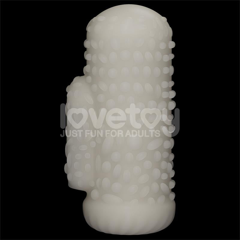 LOVETOY - KNIGHTS RING VIBRATING DUAL PURPOSE SLEEVE DRIP