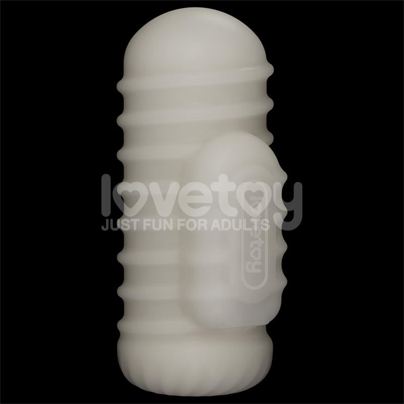 LOVETOY - KNIGHTS RING VIBRATING DUAL PURPOSE SLEEVE WAVY