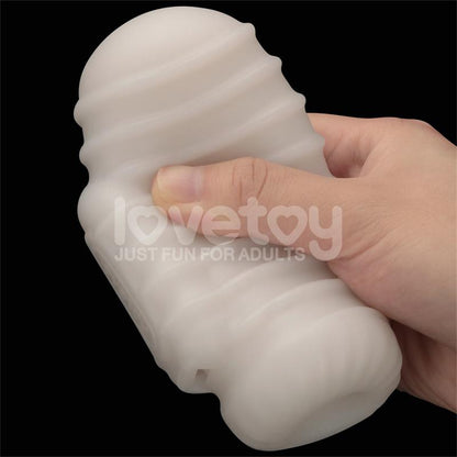 LOVETOY - KNIGHTS RING VIBRATING DUAL PURPOSE SLEEVE WAVY