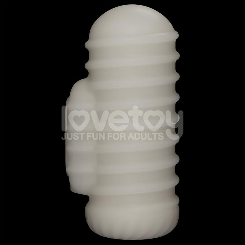 LOVETOY - KNIGHTS RING VIBRATING DUAL PURPOSE SLEEVE WAVY