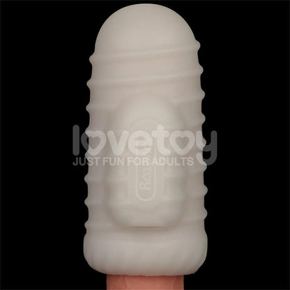 LOVETOY - KNIGHTS RING VIBRATING DUAL PURPOSE SLEEVE WAVY