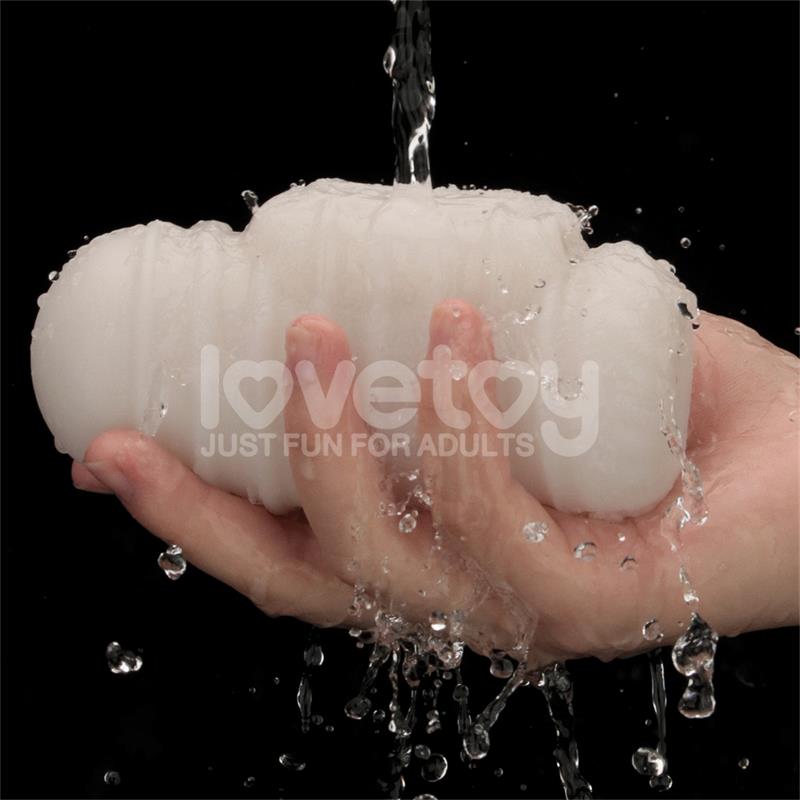 LOVETOY - KNIGHTS RING VIBRATING DUAL PURPOSE SLEEVE WAVY