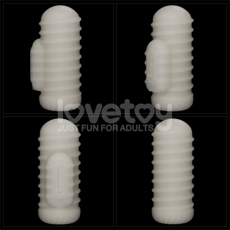 LOVETOY - KNIGHTS RING VIBRATING DUAL PURPOSE SLEEVE WAVY