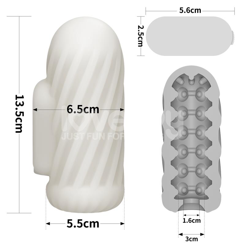 LOVETOY - KNIGHTS RING VIBRATING DUAL PURPOSE SLEEVE