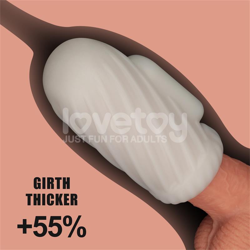 LOVETOY - KNIGHTS RING VIBRATING DUAL PURPOSE SLEEVE