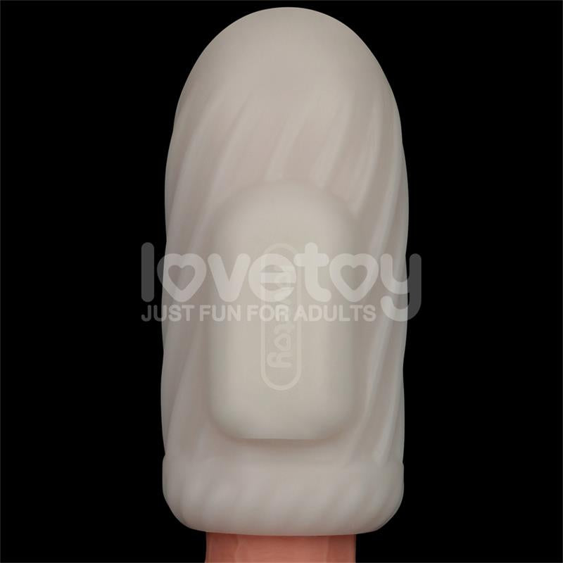 LOVETOY - KNIGHTS RING VIBRATING DUAL PURPOSE SLEEVE