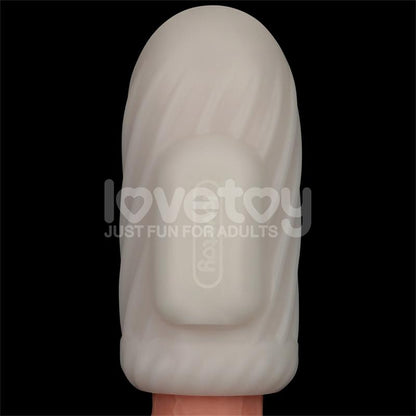 LOVETOY - KNIGHTS RING VIBRATING DUAL PURPOSE SLEEVE