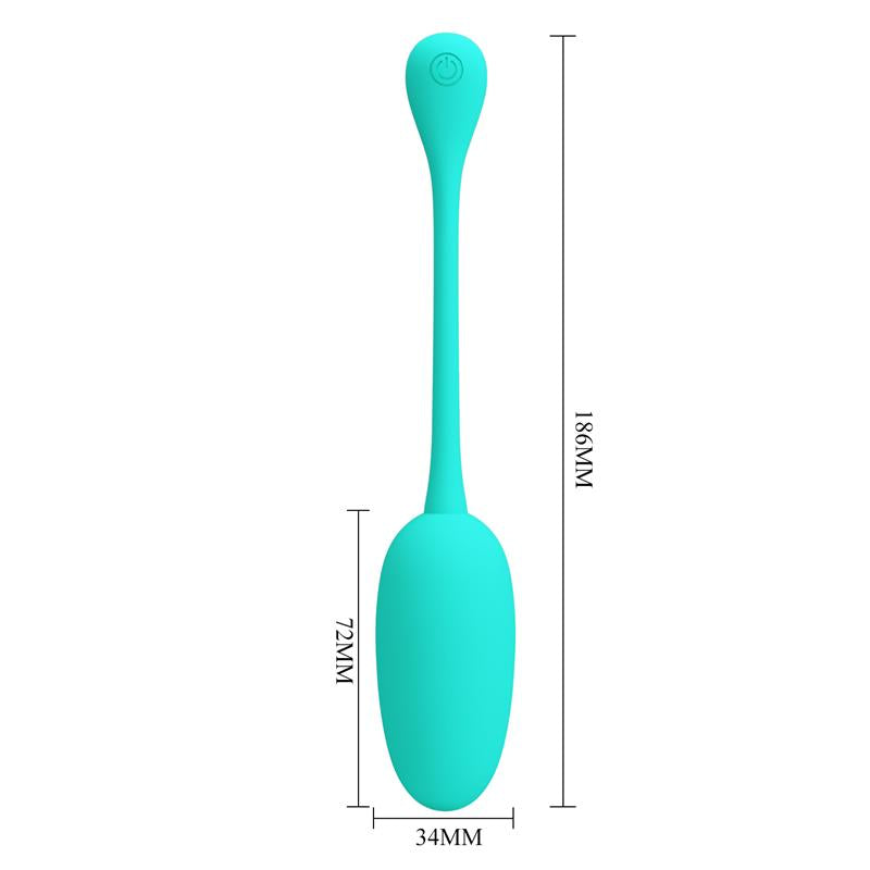 PRETTYLOVE - KNUCKER VIBRATING EGG GREEN