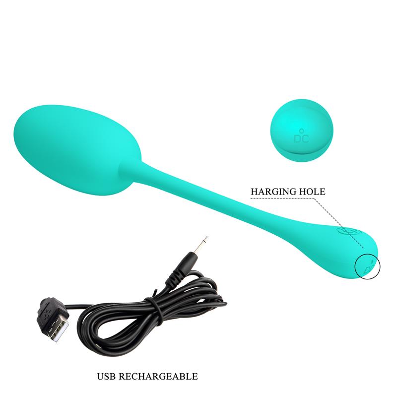 PRETTYLOVE - KNUCKER VIBRATING EGG GREEN