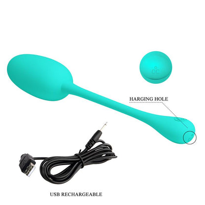 PRETTYLOVE - KNUCKER VIBRATING EGG GREEN