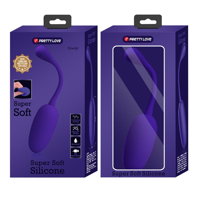 PRETTYLOVE - KNUCKER VIBRATING EGG PURPLE