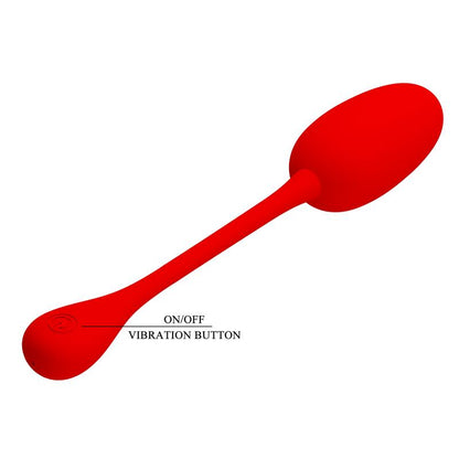 PRETTYLOVE - KNUCKER VIBRATING EGG RED
