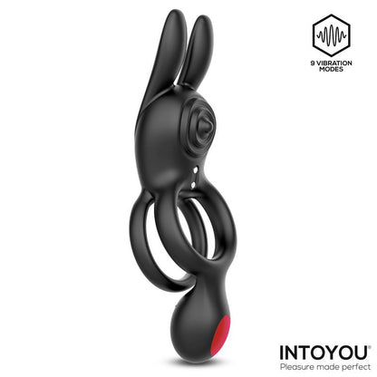 INTOYOU - KONNY VIBRATING RABBIT DOUBLE COCKRING WITH REMOTE