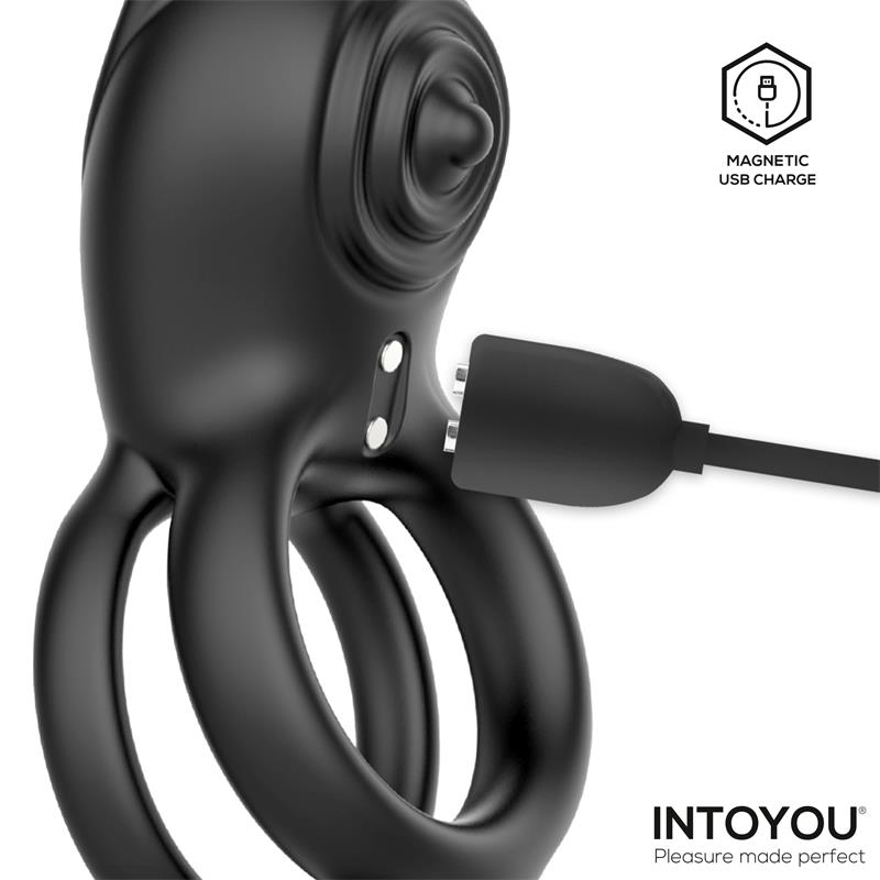 INTOYOU - KONNY VIBRATING RABBIT DOUBLE COCKRING WITH REMOTE