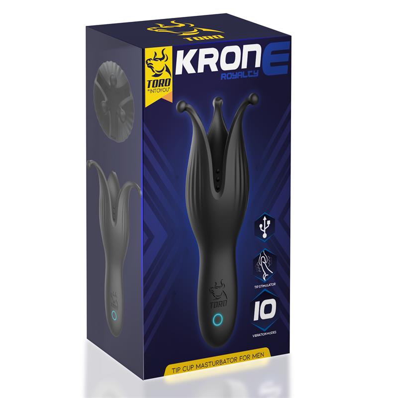 MINOTHOR - KRONE TIP CUP MASTURBATOR FOR MEN SILICONE USB