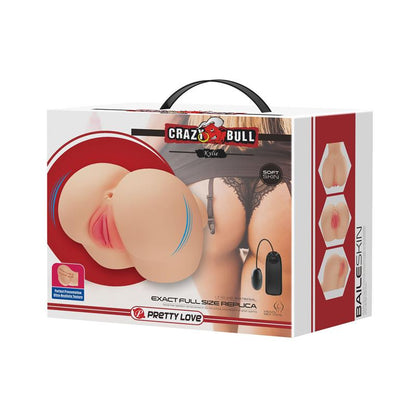 CRAZY BULL - KYLIE VIBRATING VAGINA AND ASS MASTURBATOR