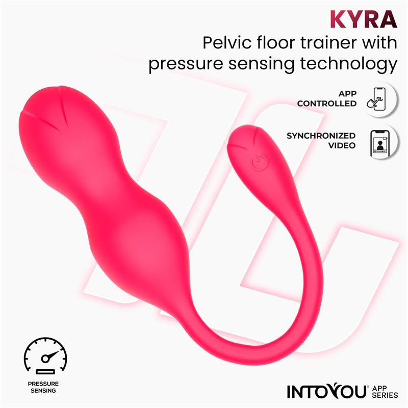 INTOYOU APP SERIES - KYRA PELVIC FLOOR TRAINER WITH PRESSURE SENSING AND APP