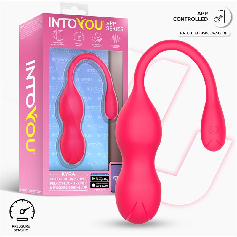 INTOYOU APP SERIES - KYRA PELVIC FLOOR TRAINER WITH PRESSURE SENSING AND APP