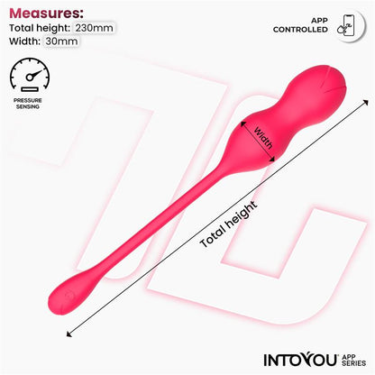 INTOYOU APP SERIES - KYRA PELVIC FLOOR TRAINER WITH PRESSURE SENSING AND APP