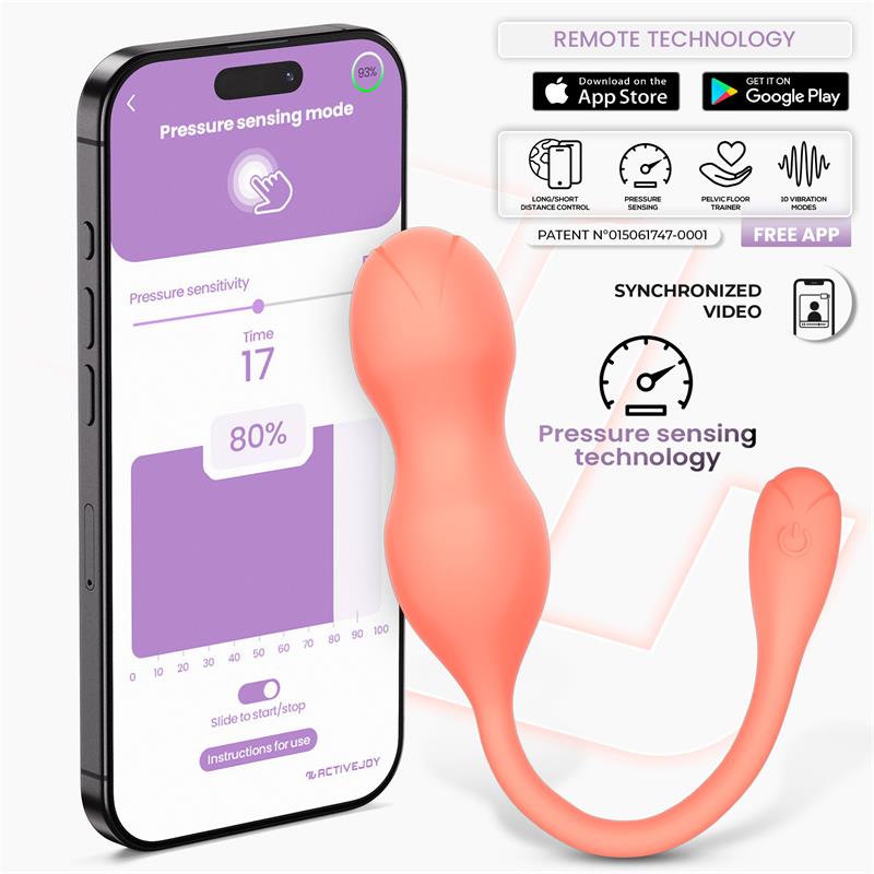 INTOYOU APP SERIES - KYRA PELVIC FLOOR TRAINER WITH PRESSURE SENSING AND APP