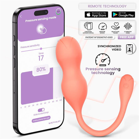 INTOYOU APP SERIES - KYRA PELVIC FLOOR TRAINER WITH PRESSURE SENSING AND APP