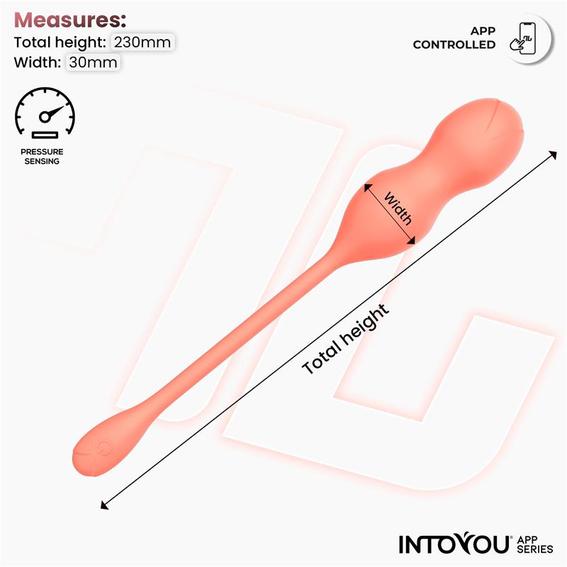 INTOYOU APP SERIES - KYRA PELVIC FLOOR TRAINER WITH PRESSURE SENSING AND APP