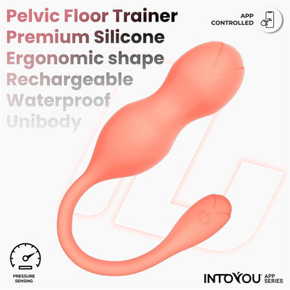 INTOYOU APP SERIES - KYRA PELVIC FLOOR TRAINER WITH PRESSURE SENSING AND APP