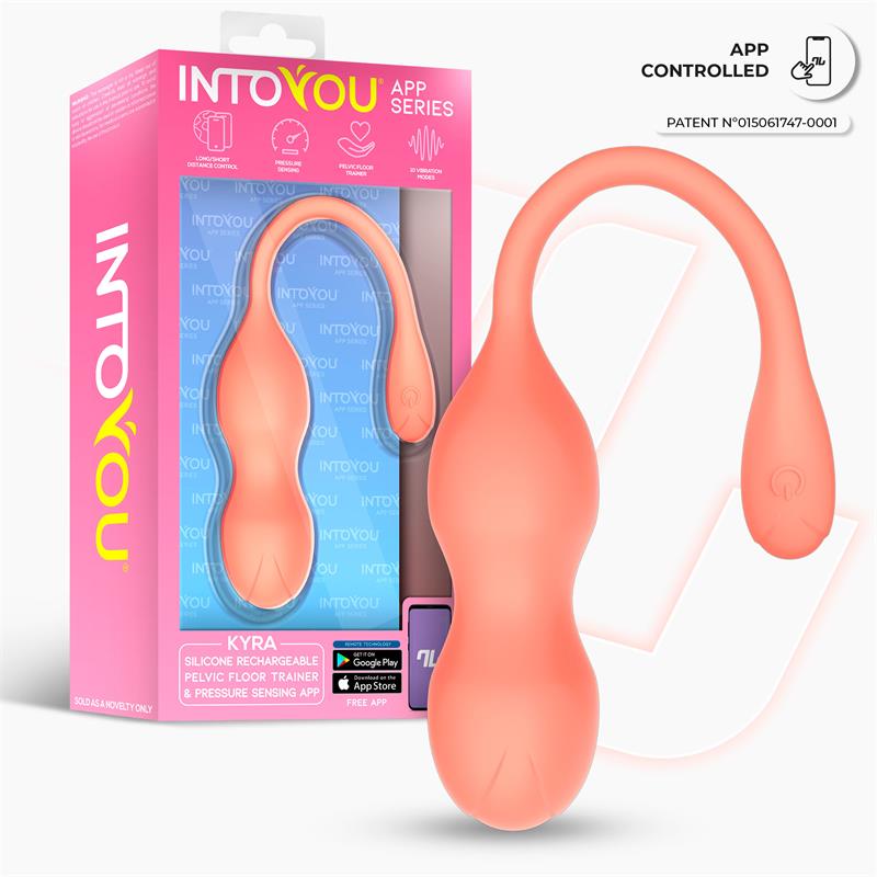 INTOYOU APP SERIES - KYRA PELVIC FLOOR TRAINER WITH PRESSURE SENSING AND APP