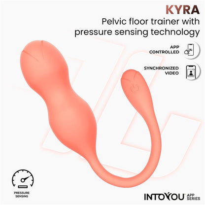 INTOYOU APP SERIES - KYRA PELVIC FLOOR TRAINER WITH PRESSURE SENSING AND APP