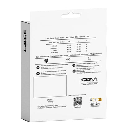 CUT4MEN - L4CE03 THONG WITH LACE