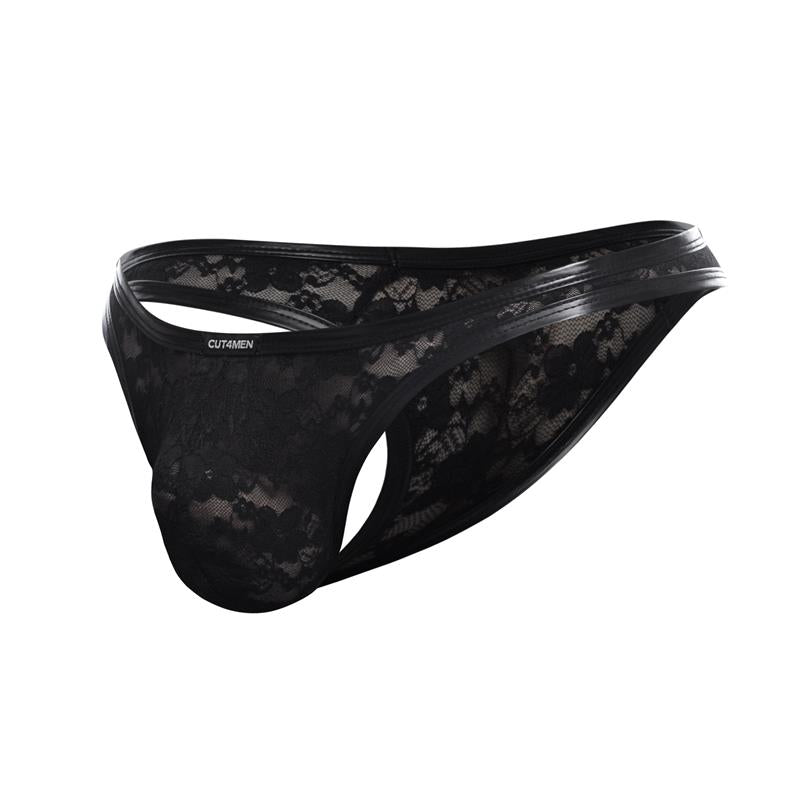 CUT4MEN - L4CE03 THONG WITH LACE