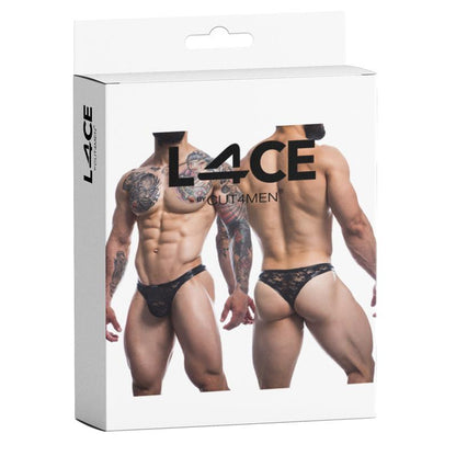 CUT4MEN - L4CE03 THONG WITH LACE