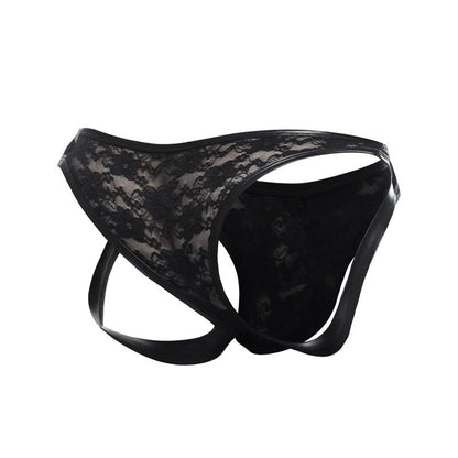 CUT4MEN - L4CE04 SLIP WITH JOCKSTRAP DETAILS WITH LACE