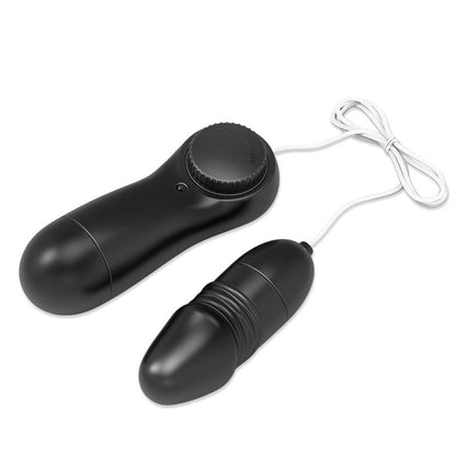 FLUÏD - LAARY MULTI-SPEED VIBRATING EGG WITH REMOTE CONTROL BLACK