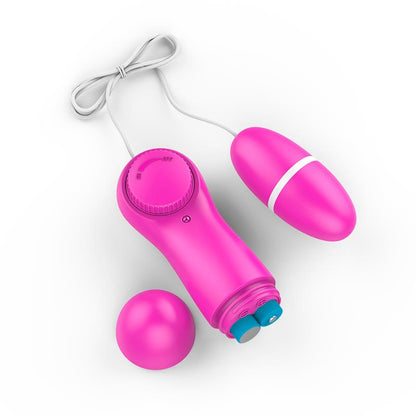 FLUÏD - LAASO MULTI-SPEED VIBRATING EGG REMOTE CONTROL ROSE