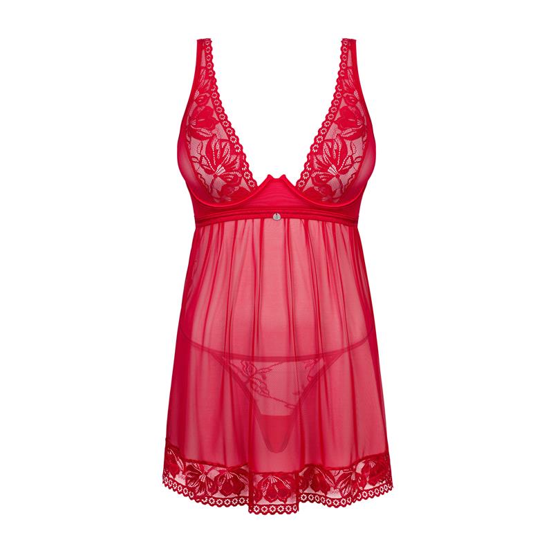 OBSESSIVE - LACELOVE BABYDOLL AND THONG