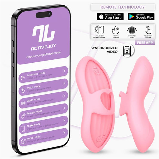 INTOYOU APP SERIES - LAIA HEATED FINGER VIBRATOR AND APP PINK