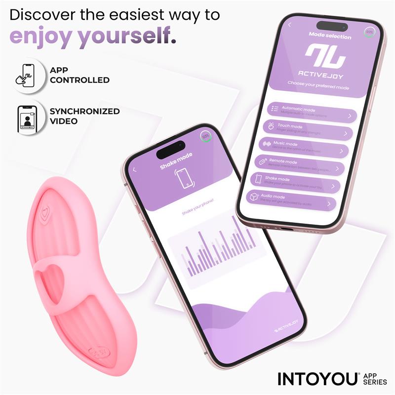 INTOYOU APP SERIES - LAIA HEATED FINGER VIBRATOR AND APP PINK