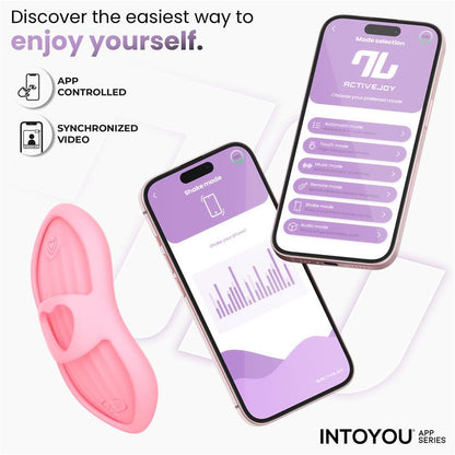 INTOYOU APP SERIES - LAIA HEATED FINGER VIBRATOR AND APP PINK