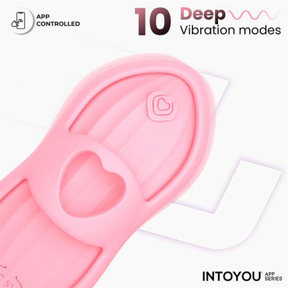 INTOYOU APP SERIES - LAIA HEATED FINGER VIBRATOR AND APP PINK