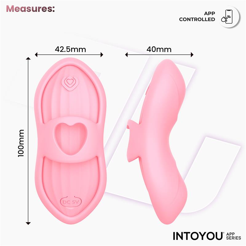 INTOYOU APP SERIES - LAIA HEATED FINGER VIBRATOR AND APP PINK
