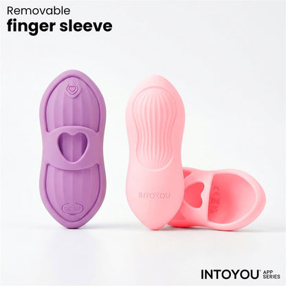 INTOYOU APP SERIES - LAIA HEATED FINGER VIBRATOR AND APP PINK