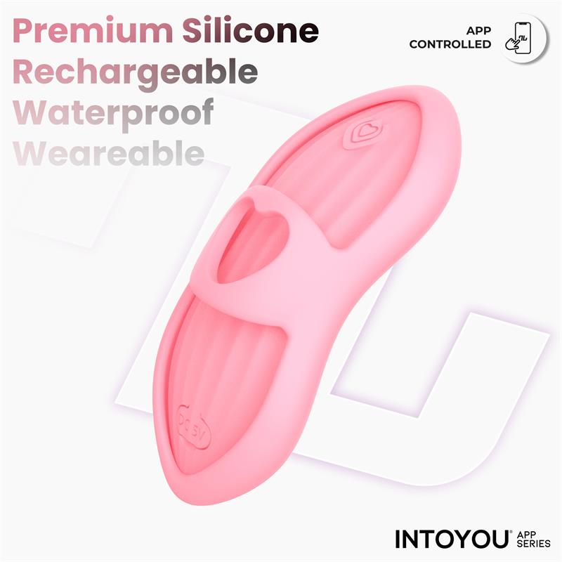 INTOYOU APP SERIES - LAIA HEATED FINGER VIBRATOR AND APP PINK