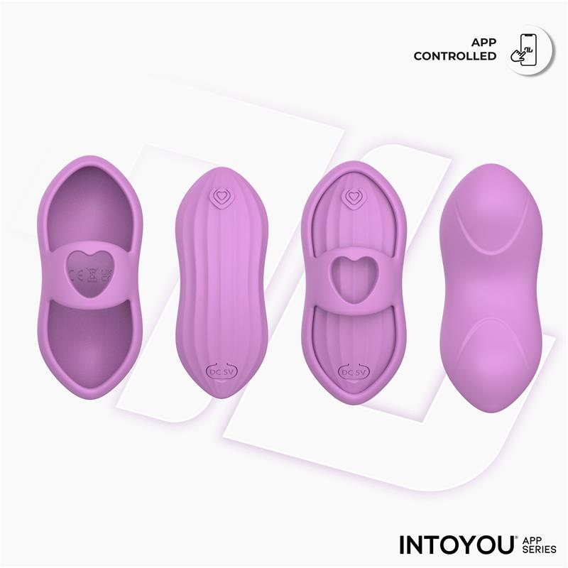 INTOYOU APP SERIES - LAIA HEATED FINGER VIBRATOR WITH APP LAVENDER