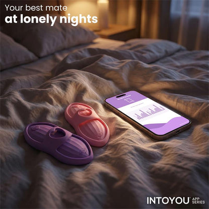 INTOYOU APP SERIES - LAIA HEATED FINGER VIBRATOR WITH APP LAVENDER